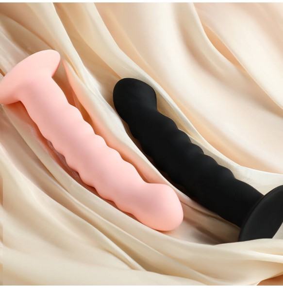 MizzZee - Beaded Realistic Dildo (Black)